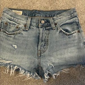 Levi’s 501 Light Wash Jean Shorts